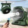 Rechargeable Fan, Portable, LED