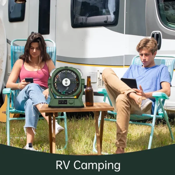 Rechargeable Fan, Portable, LED - view 4