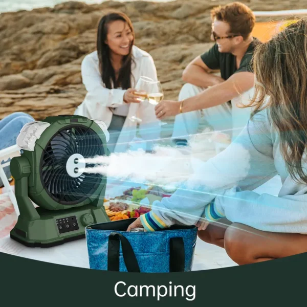 Rechargeable Fan, Portable, LED - view 6
