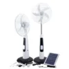 Rechargeable Fan, Solar, 38, Plastic