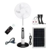 Rechargeable Floor Stand Fan, Solar, 30W