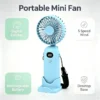 Rechargeable Handheldneckband Mini Fan, Portable, 2000mAh