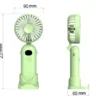Rechargeable Handheldneckband Mini Fan, Portable, 2000mAh - view 3