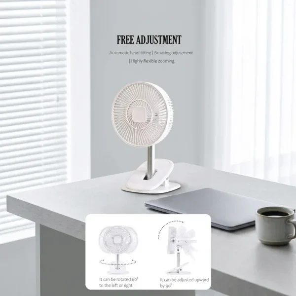 Rechargeable Home Mini Fan, Portable, 5 V, USB