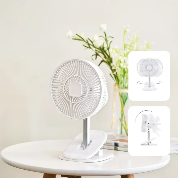 Rechargeable Home Mini Fan, Portable, 5 V, USB - view 3