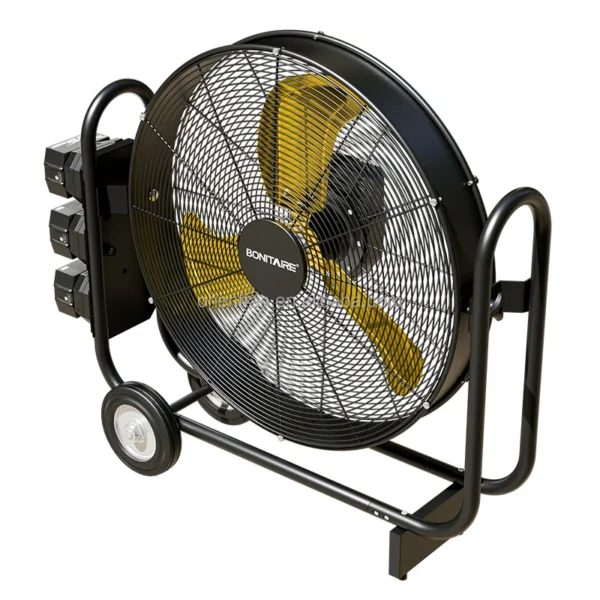 Rechargeable Industrial Drum Fan, AC 100V~240V, Battery - view 5