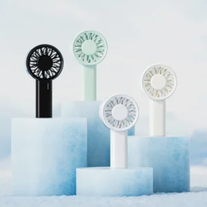 Rechargeable Lightweight Handheld Fan, 2000mAh, 5-Speed