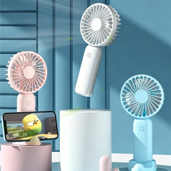 Rechargeable Mini Air Fan, USB-C, Portable - view 2