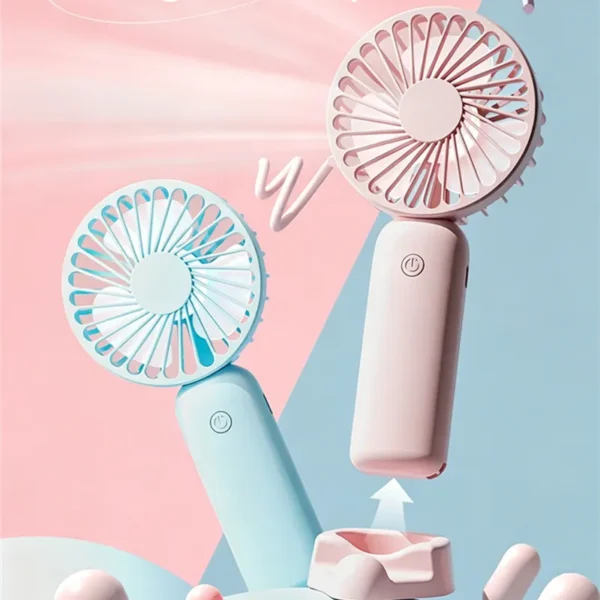 Rechargeable Mini Air Fan, USB-C, Portable - view 4