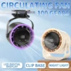 Rechargeable Mini Clip Fan, USB, 4000mAh - view 2