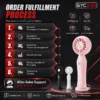 Rechargeable Mini Handheld Fan, 2000mAh, USB, 99g - view 6