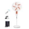 Rechargeable Standing Fan, Solar, 30W, Plastic