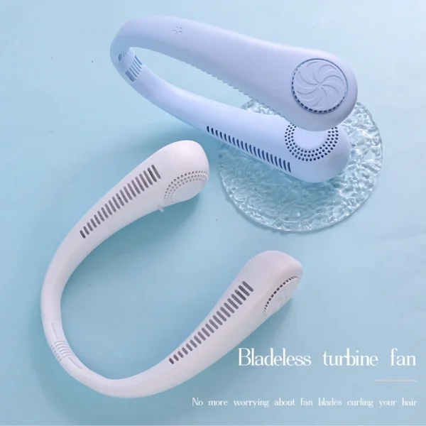 Rechargeable Wearable Neck Fan, DD5616, USB, Portable - view 5