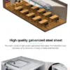 Rectangular Duct Fan, Cast, 220 V, Corded Electric - view 4