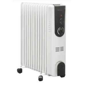 Remote Control Space Heater, Portable, Electric, Metal