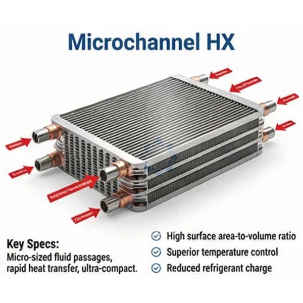 Replacement Aluminium Microchannel Evaporator, 220 V - view 6
