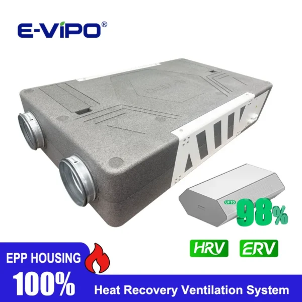 Residential Fresh Air Ventilator, E-VIPO, HRV, ERV - view 2
