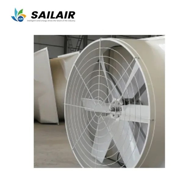 Resistant Fiberglass Ventilation Fan, Axial, 380V/220V - view 3