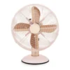 Retro Electric Desk Fan, 10", Metal
