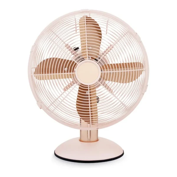 Retro Electric Desk Fan, 10", Metal