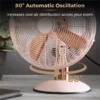 Retro Electric Desk Fan, 10", Metal - view 6