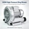 Ring Blower, 350W, 220 V, electric