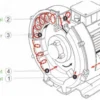 Ring Blower, 5.5KW, Radial, 2RB, 810 - view 2