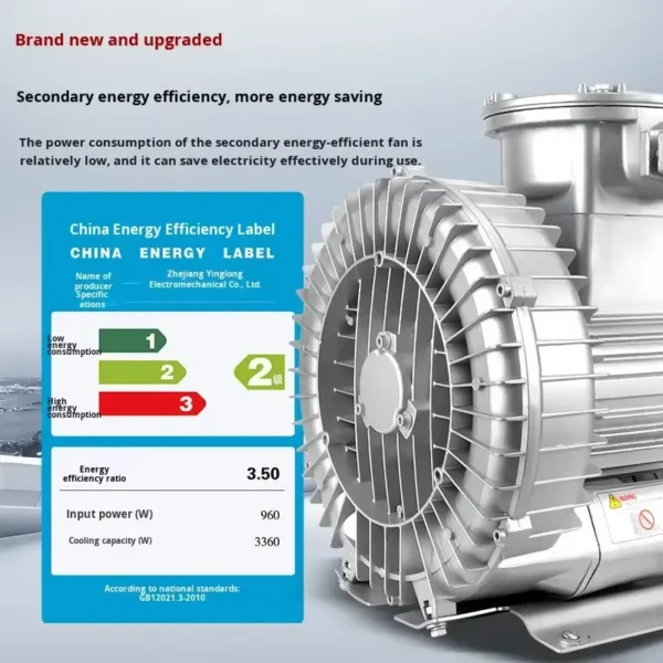 Ring Blower, Centrifugal, 380V, Electric - view 3