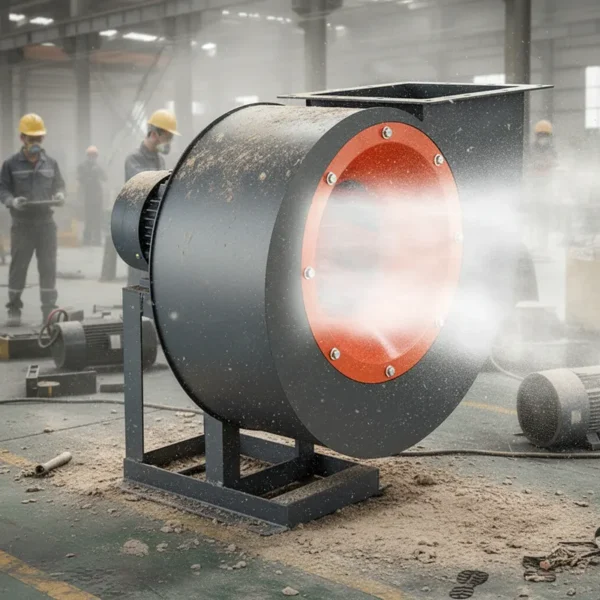 Robust Centrifugal Exhaust Fan, 220V, Iron