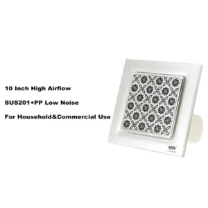 Rohs Quite Ceiling-mounted Fan, 10Inch, 165, CFM, SUS201+PP