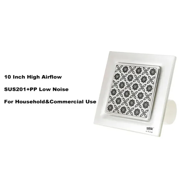 Rohs Quite Ceiling-mounted Fan, 10Inch, 165, CFM, SUS201+PP