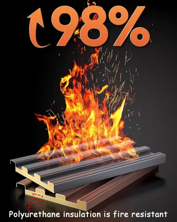 Roof Aluminum Sandwich Panel, 100% QC Testing - view 2