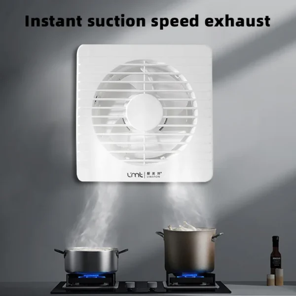 Roof Axial Exhaust Fan, Wall, Plastic, 220V - view 4