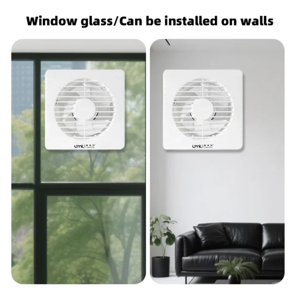 Roof Axial Exhaust Fan, Wall, Plastic, 220V - view 5