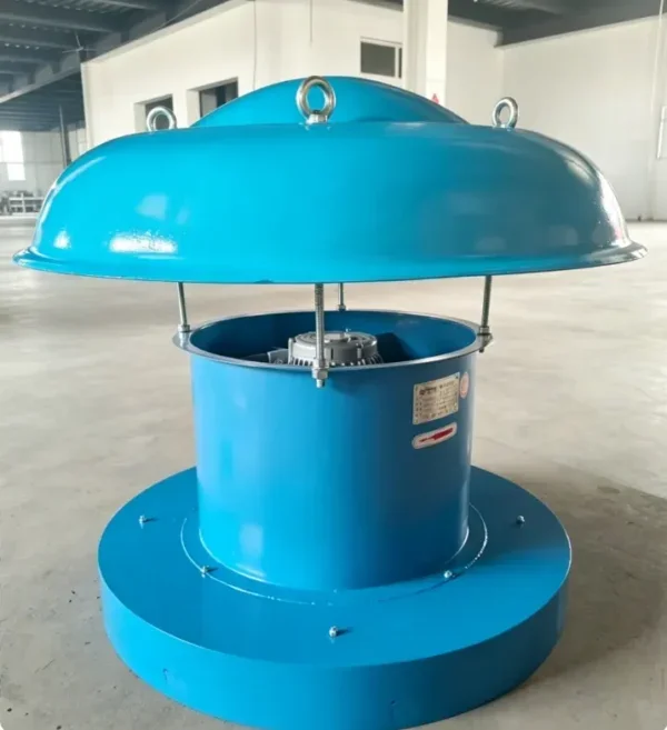 Roof Mounted Exhaust Fan, Axial, Steel