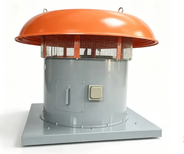 Roof Mounted Exhaust Fan, Axial, Steel - view 3