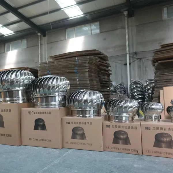 Roof Mounted Turbine Ventilator, 400mm, 500mm, SS304 - view 2