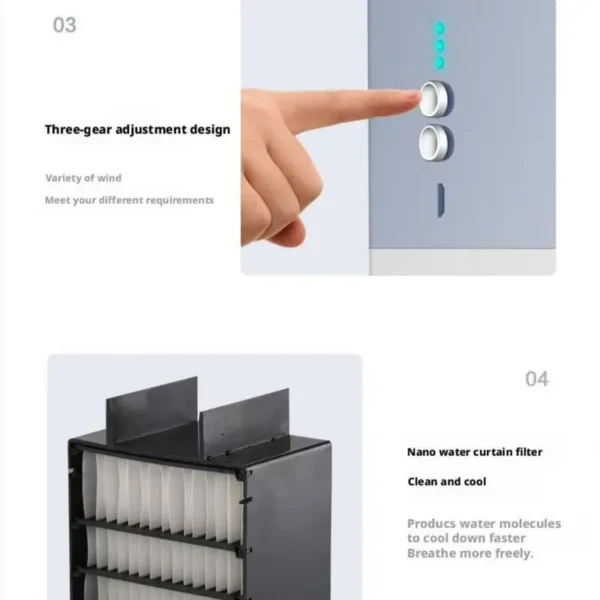 Room Air Cooler, LOVFE, Portable - view 6