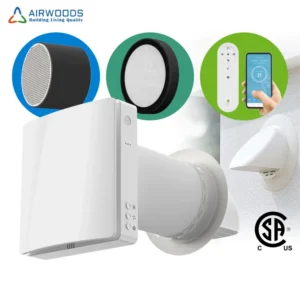Room Air Exchange Fan, Wall, 220-240V