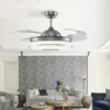 Room Ceiling Retractable Fan, LED, 6-Speed - view 3