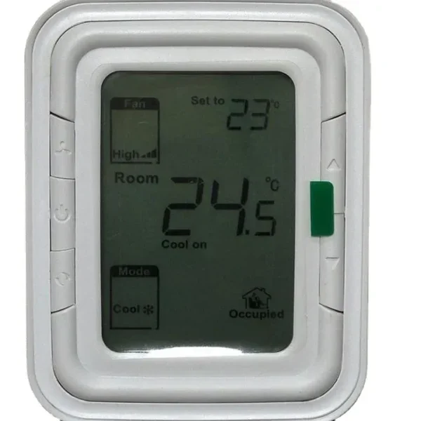 Room Thermostat with Fan, T6861, 220V 50, Plastic