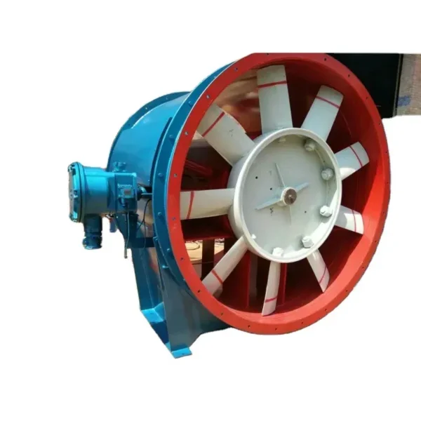Rotating Axial Ventilation Fan, Aluminum, 400 V, Electric