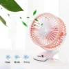 Rotating Bladeless Clip Fan, 360, USB, Portable - view 3