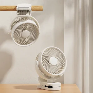 Rotating Desktop Clip Fan, 360, Portable, USB
