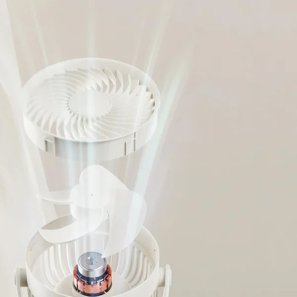 Rotating Desktop Clip Fan, 360, Portable, USB - view 4