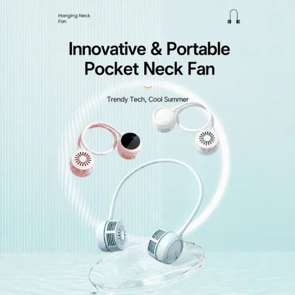 Rotating Neck Fan, 360, Portable, USB