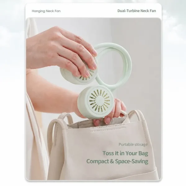Rotating Neck Fan, 360, Portable, USB - view 5