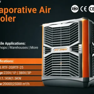 Rtfans Industrial Air Cooler, 000, CMH, 300L, Portable