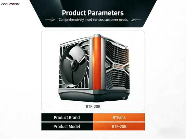 Rtfans Industrial Air Cooler, 000, CMH, 300L, Portable - view 3
