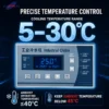 Ruhai Industrial Water Chiller, 5-30°C, 380V, R407c - view 6